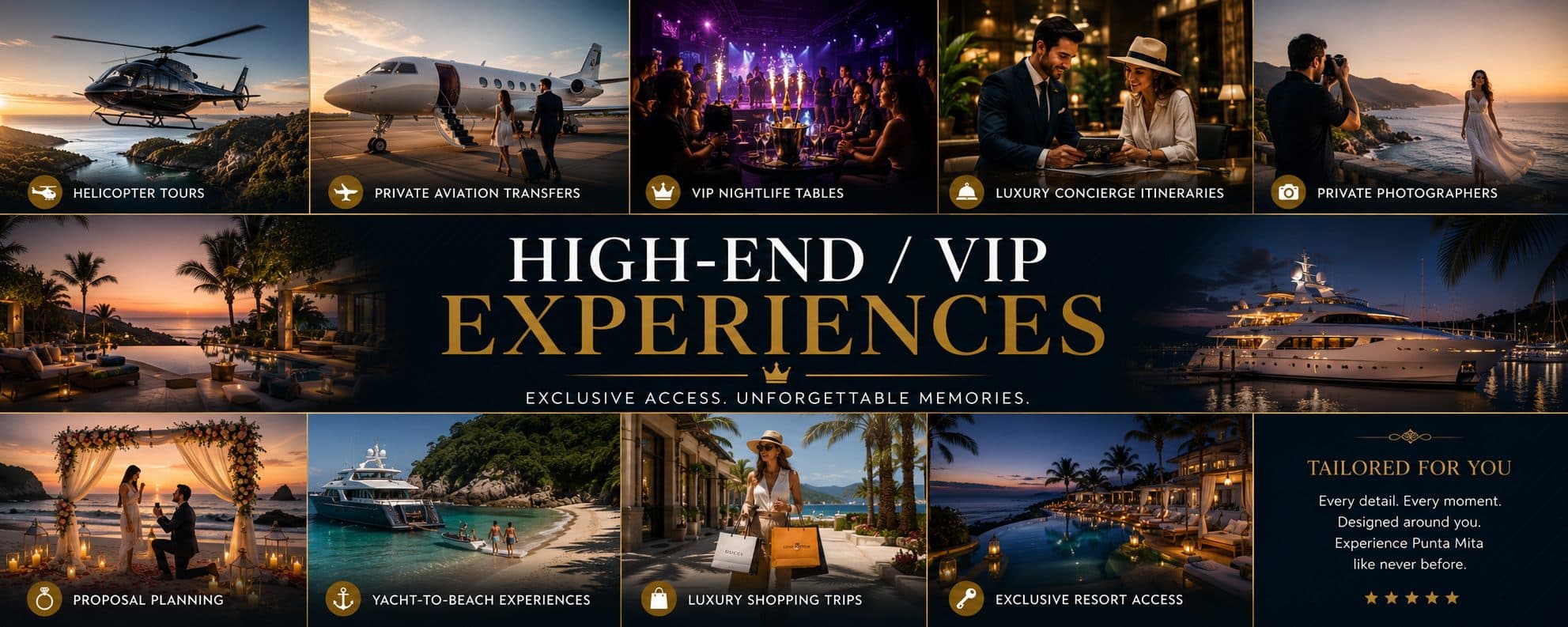 High-End / VIP Experiences